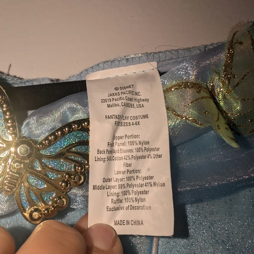 Disney Blue Butterfly Fairy Costume for Kids